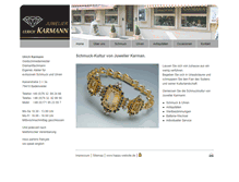 Tablet Screenshot of juwelier-karmann.de